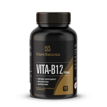 Vitamin B12 Supplement - 1000 mcg for Vegetarians, Gluten-Free, Halal