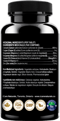 Multivitamins for Bones, Hair, Nails & Skin - Contains Calcium, Magnesium, Vitamin D3, Zinc and Plus - Halal, Gluten-free Multivitamin iCare Naturals