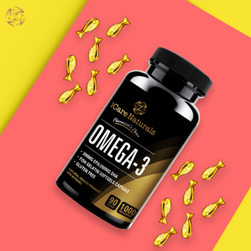 Halal Omega 3 fish oil bottle image