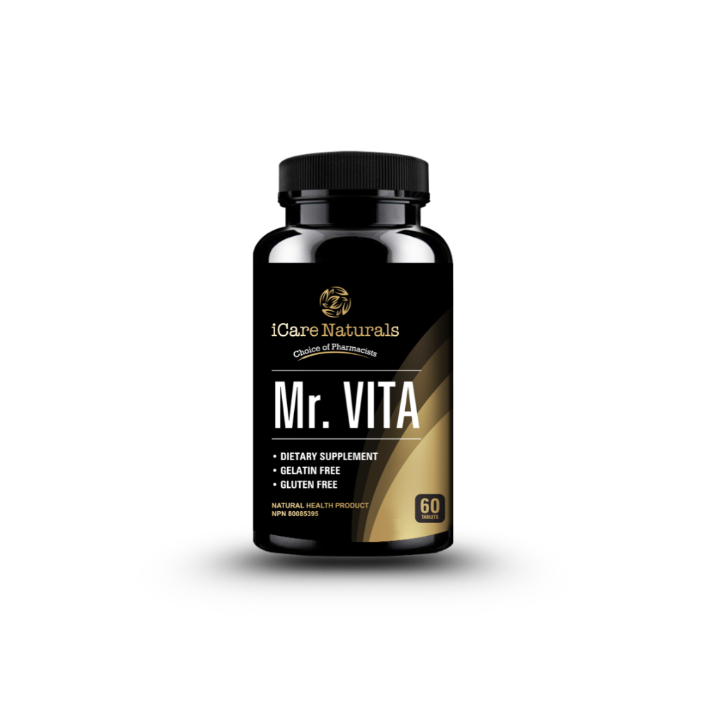 Mr Vita - Men's Multivitamin - Helps Build Immune System - Halal, Vegetarian Friendly, Gluten-Free