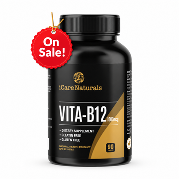 Vitamin B12 Supplement - 1000 mcg for Vegetarians, Gluten-Free, Halal