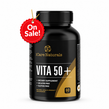 Vita 50+ I Multivitamins for 50+ - Vegetarian Friendly and Gluten-Free