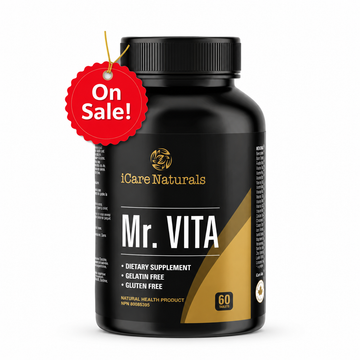 Mr Vita - Men's Multivitamin - Helps Build Immune System - Halal, Vegetarian Friendly, Gluten-Free