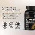 Vitamin D3 1000 IU supplement - Gluten Free Formula, Halal