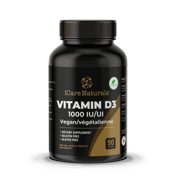Vitamin D3 1000 IU supplement - Gluten Free Formula, Halal