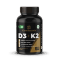 D3+K2 I Canadian-Made High Potency 1000 IU/120MCG - 120 Capsules - Helps Maintain Bone & Teeth Health - With MK-7 For Best Results - Support Immune System - Vegan