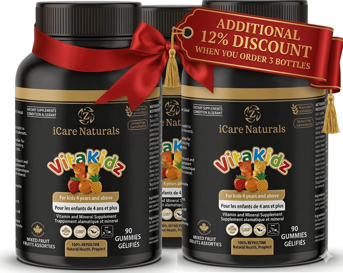 VitaKidz - Multivitamin Gummies for kids - Halal Gummies, Gluten-Free.