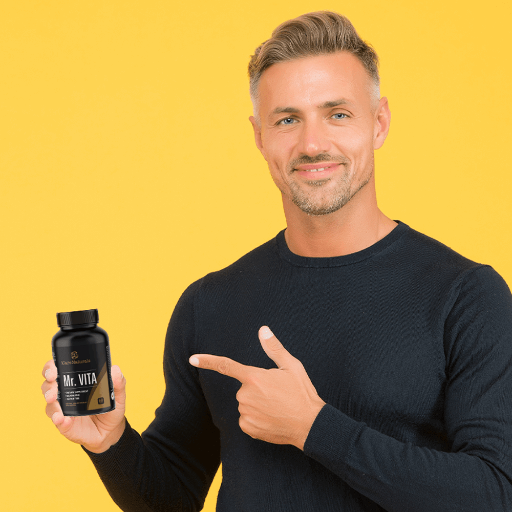 Mr Vita - Men's Multivitamin - Helps Build Immune System - Halal, Vegetarian Friendly, Gluten-Free