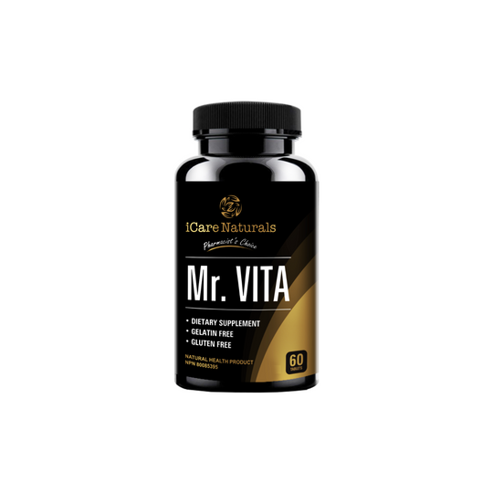 Mr Vita - Men's Multivitamin - Helps Build Immune System - Halal, Vegetarian Friendly, Gluten-Free