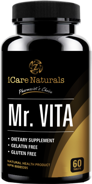 Mr Vita - Men's Multivitamin - Helps Build Immune System - Halal, Vegetarian Friendly, Gluten-Free