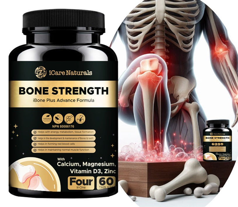 Multivitamins for Bones, Hair, Nails & Skin - Contains Calcium, Magnesium, Vitamin D3, Zinc and is Gluten-free