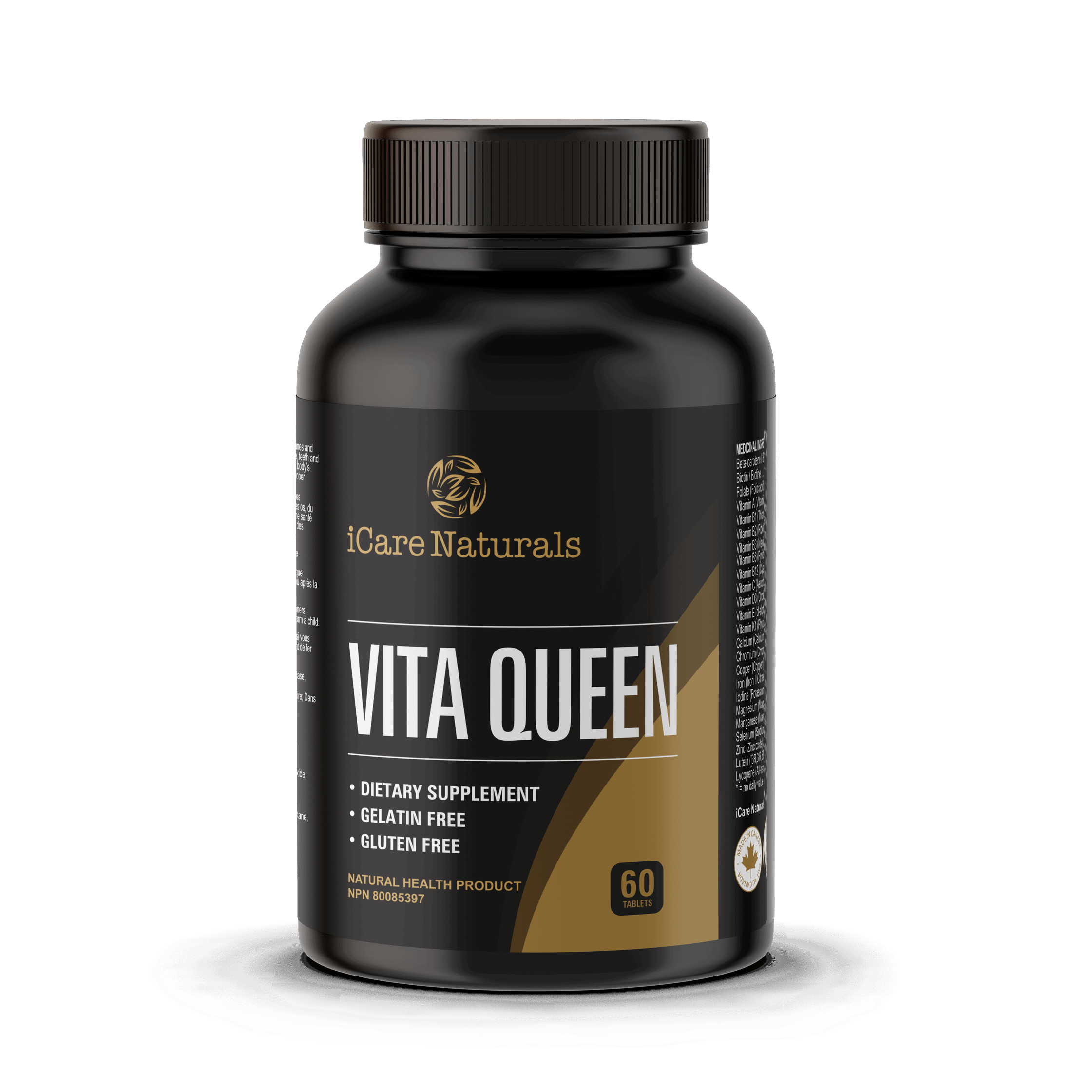 Vita Queen - Women's Multivitamin - Helps Build Immune System - Halal, Vegetarian Friendly, Gluten-Free