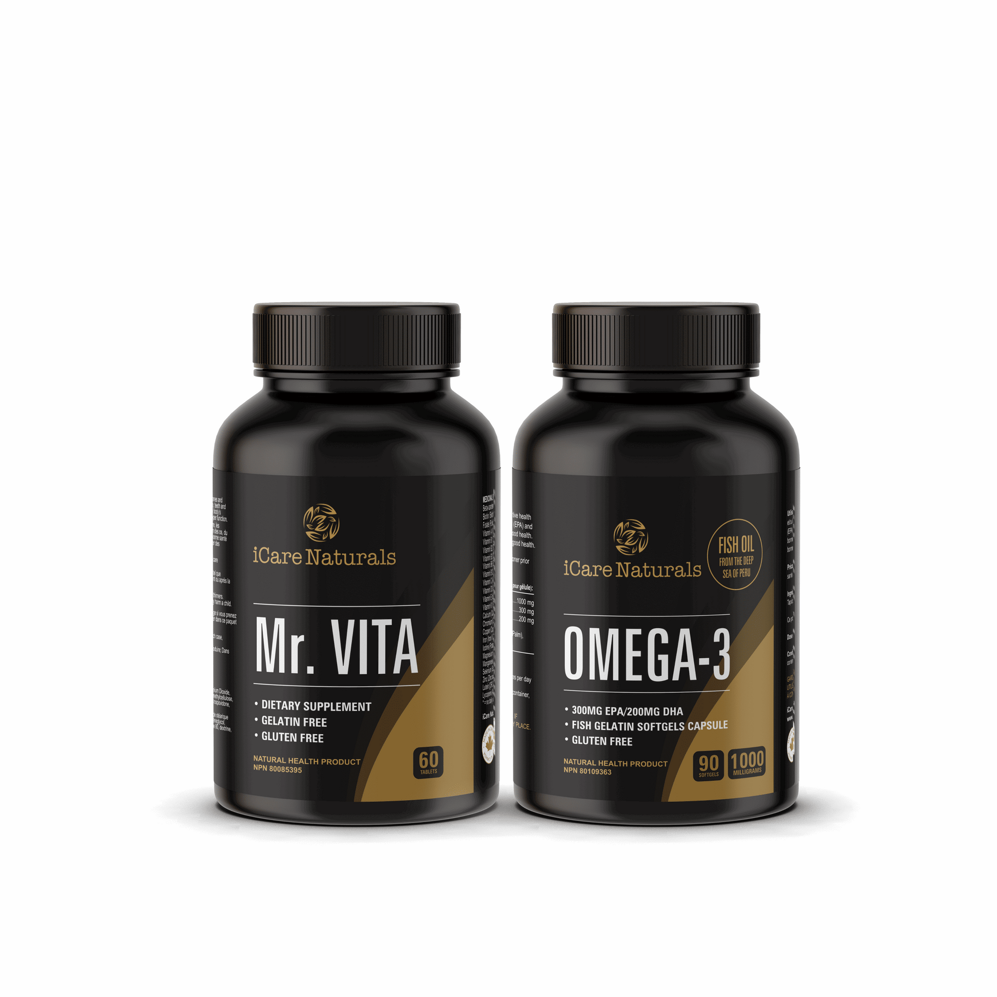 Mr. Vita + Omega 3 Supplement Bundle