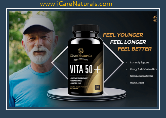 Vita 50+ - Multivitamins for 50+ - Vegetarian Friendly and Gluten-Free