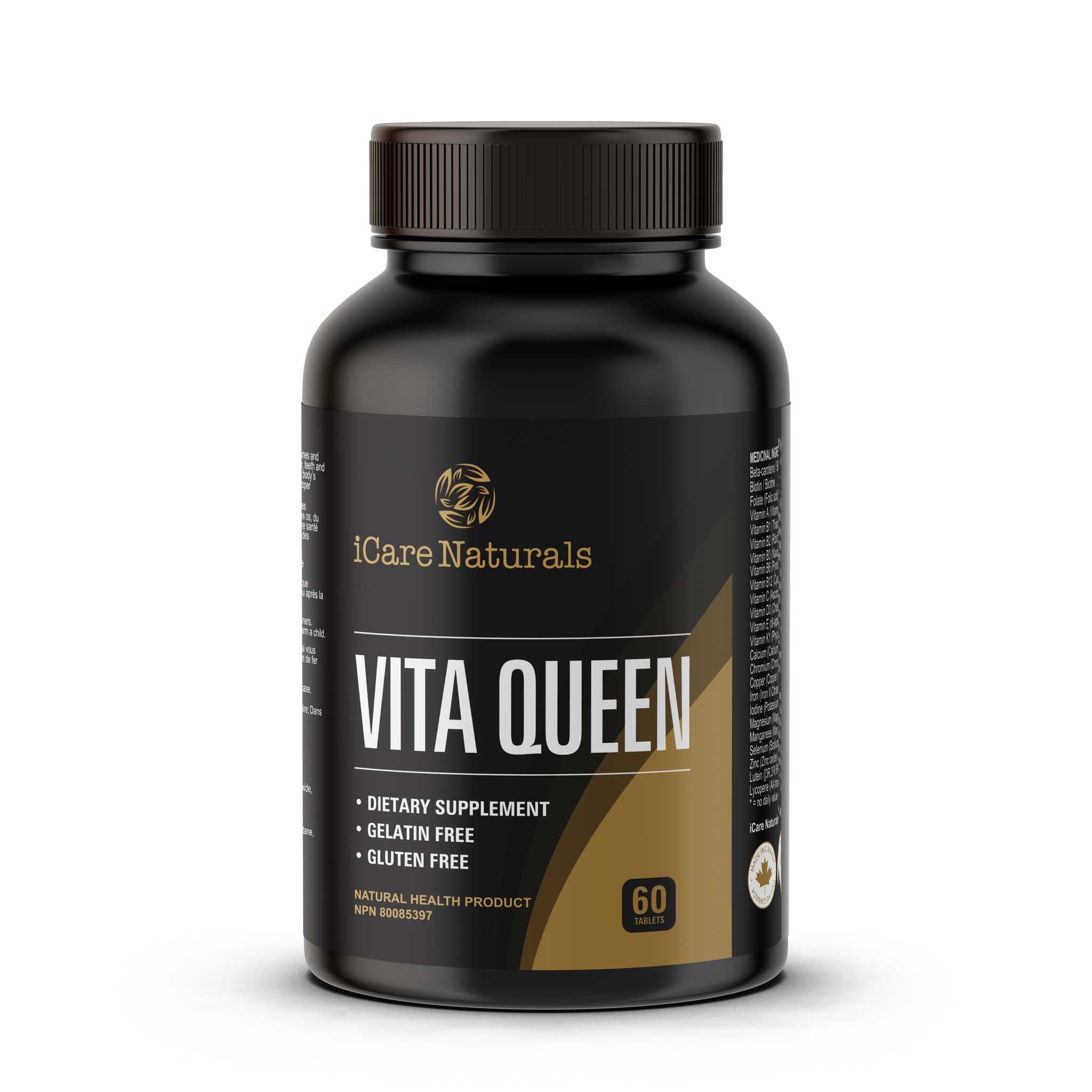 Vita Queen - Women's Multivitamin - Helps Build Immune System - Halal, Vegetarian Friendly, Gluten-Free