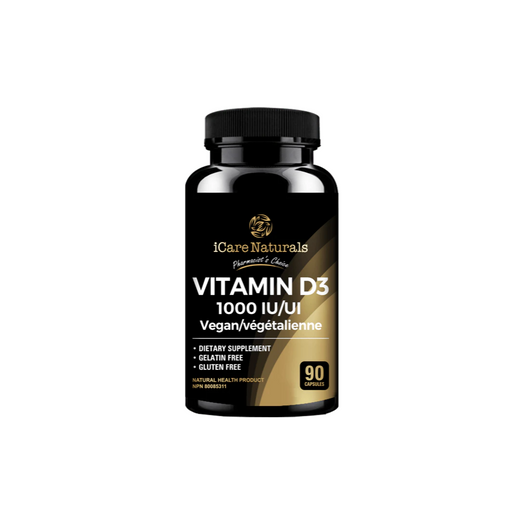 Vitamin D3 1000 IU supplement - Gluten Free Formula, Halal